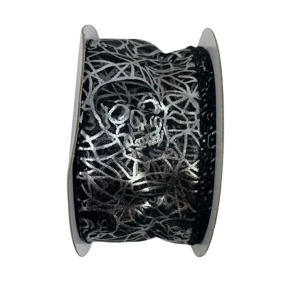 Halloween Fall Harvest Ribbon Lot Crafting Ghosts Spiders‎ Skulls Polka Dots